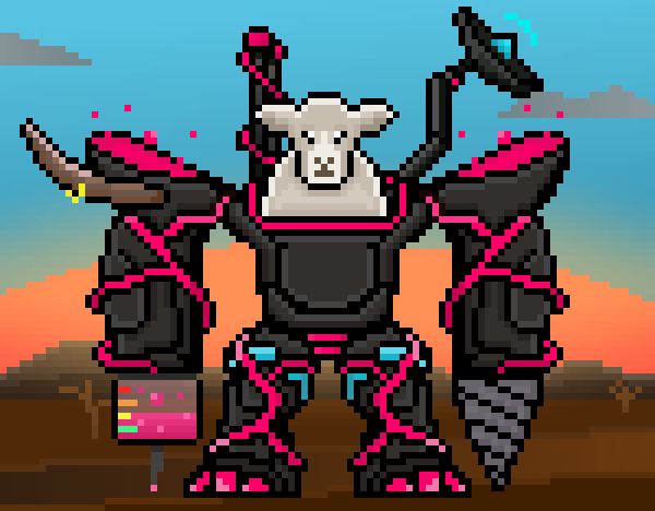 Pixelmech Warriors #37