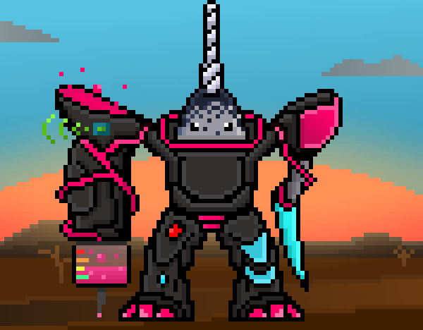 Pixelmech Warriors #108