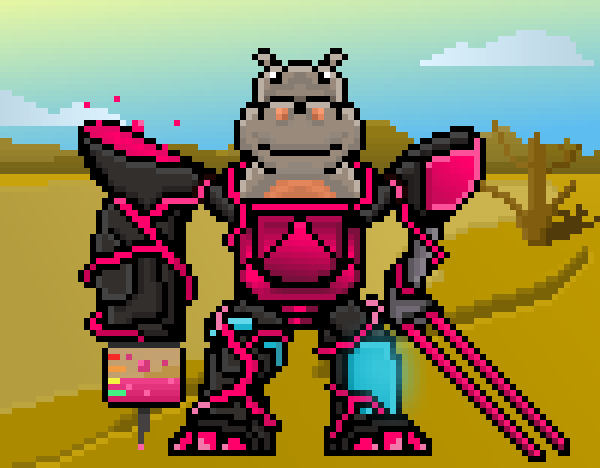 Pixelmech Warriors #33