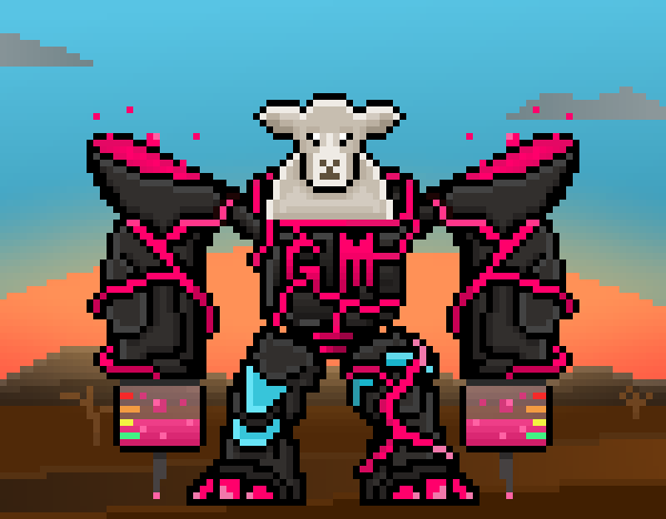 Pixelmech Warriors #48