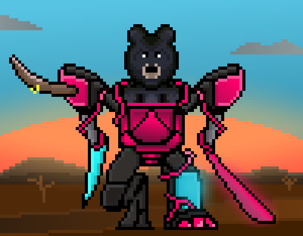 Pixelmech Warriors #25