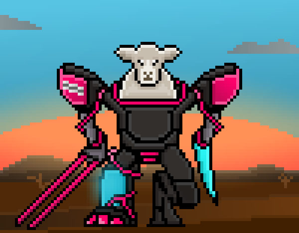 Pixelmech Warriors #86